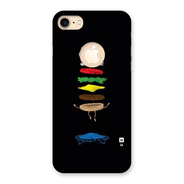 Burger Jump Back Case for iPhone 7 Logo Cut