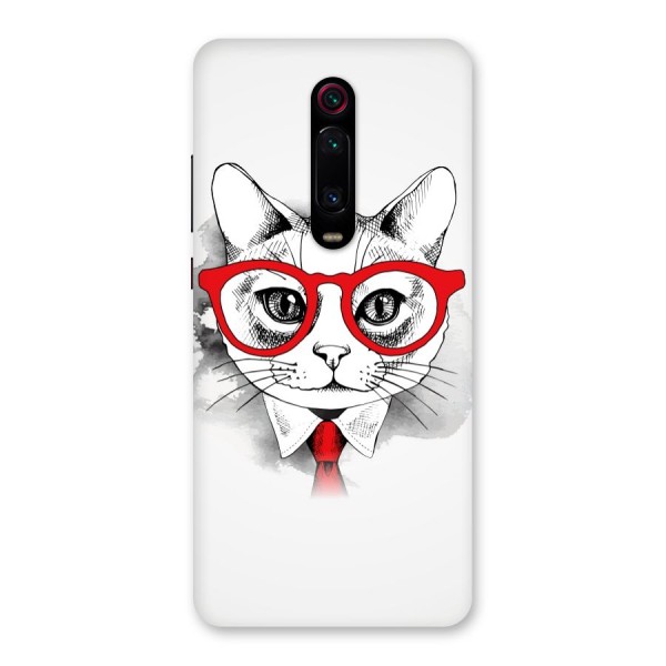 Business Cat Back Case for Redmi K20 Pro