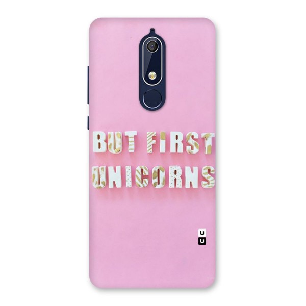 But First Unicorns Back Case for Nokia 5.1
