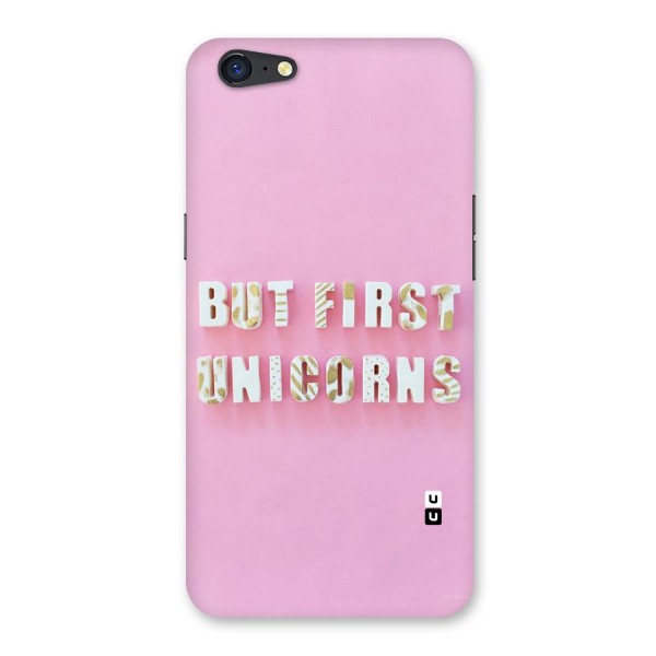 But First Unicorns Back Case for Oppo A71