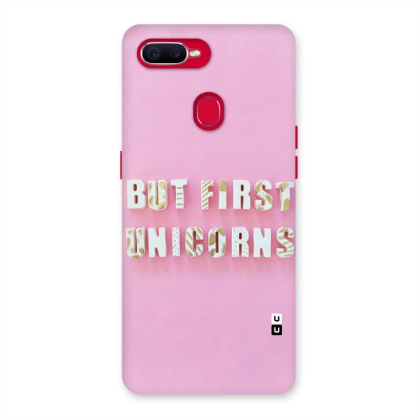 But First Unicorns Back Case for Oppo F9 Pro