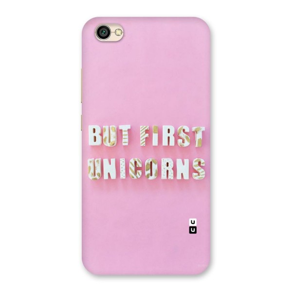 But First Unicorns Back Case for Redmi Y1 Lite