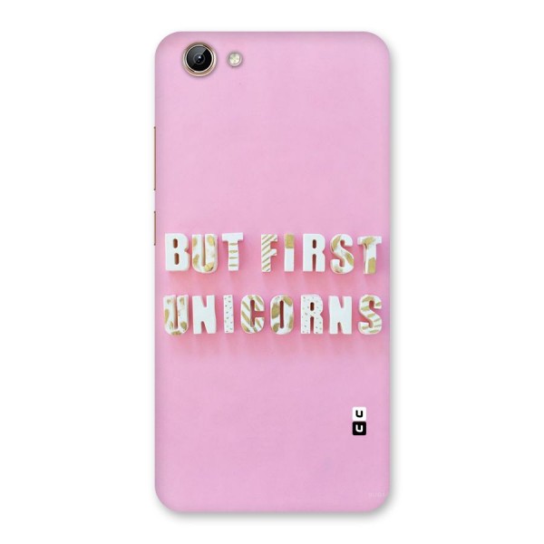 But First Unicorns Back Case for Vivo Y71