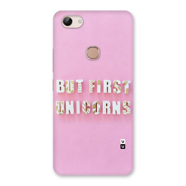 But First Unicorns Back Case for Vivo Y83