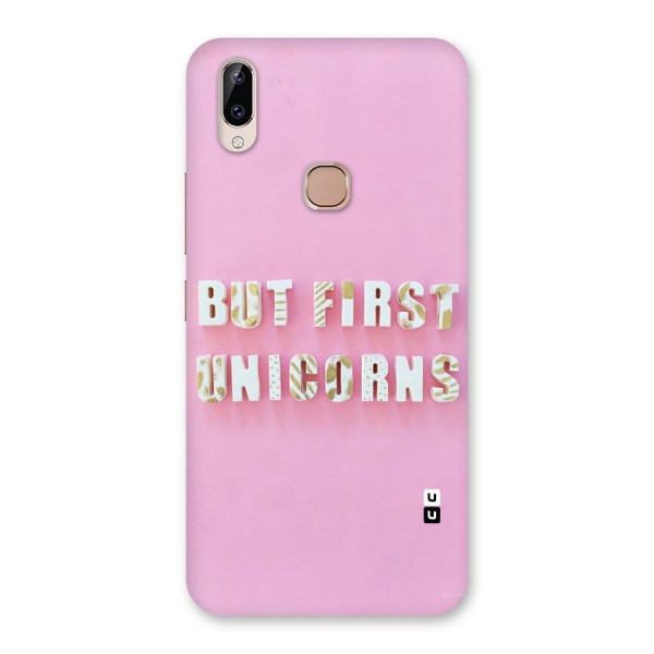 But First Unicorns Back Case for Vivo Y83 Pro