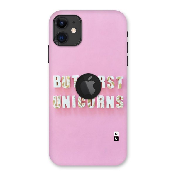 But First Unicorns Back Case for iPhone 11 Logo Cut
