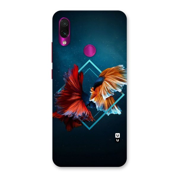 Butterfly Diamond Design Back Case for Redmi Note 7 Pro