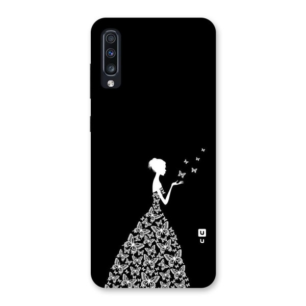 Butterfly Dress Back Case for Galaxy A70