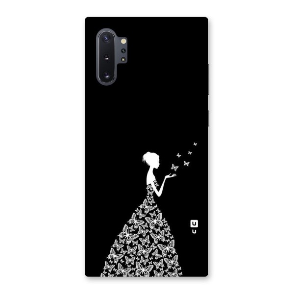 Butterfly Dress Back Case for Galaxy Note 10 Plus