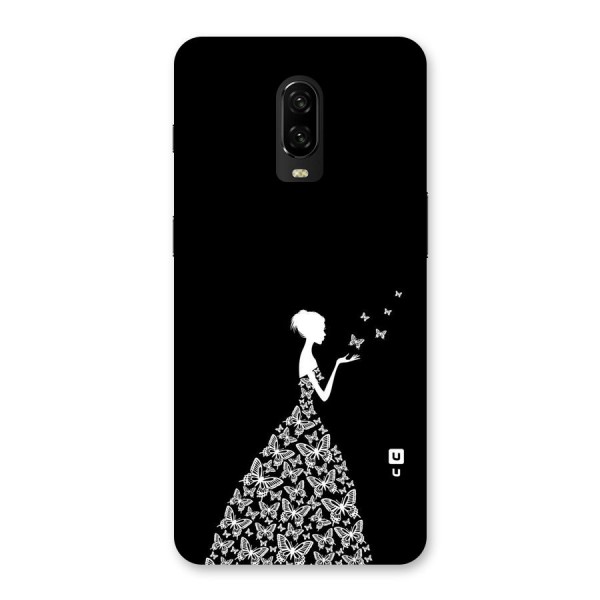 Butterfly Dress Back Case for OnePlus 6T