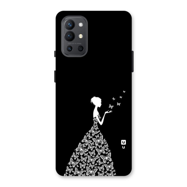 Butterfly Dress Back Case for OnePlus 9R