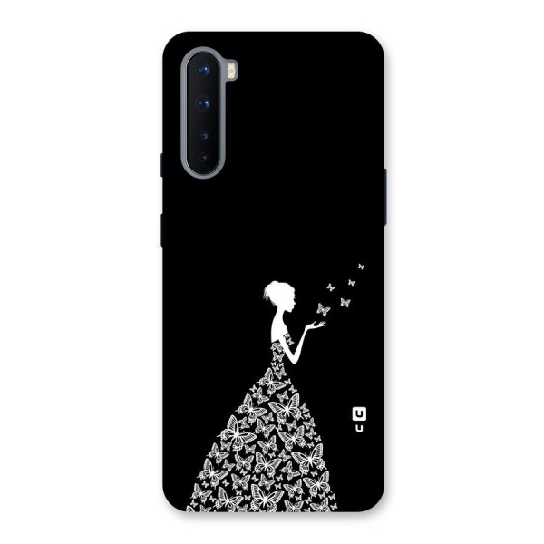 Butterfly Dress Back Case for OnePlus Nord