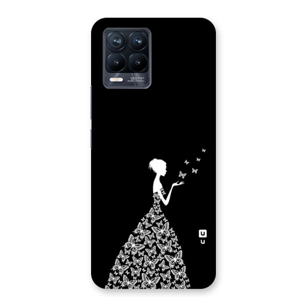 Butterfly Dress Back Case for Realme 8 Pro