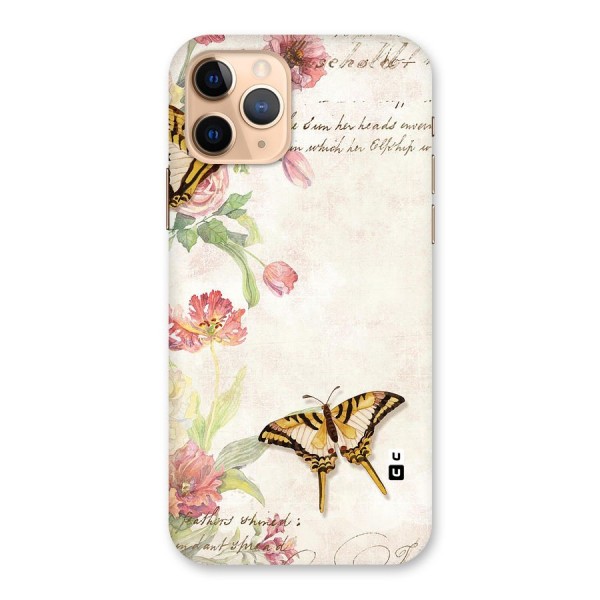 Butterfly Floral Back Case for iPhone 11 Pro