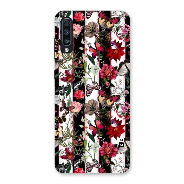 Butterfly Flowers Back Case for Galaxy A70