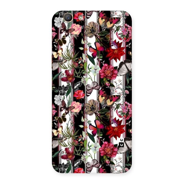 Butterfly Flowers Back Case for Oppo A59