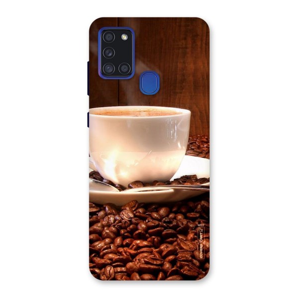 Caffeine Beans Back Case for Galaxy A21s