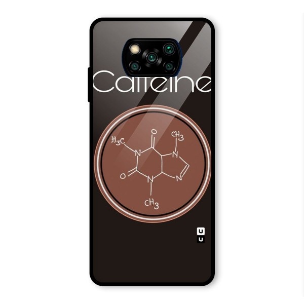Caffeine Making Glass Back Case for Poco X3 Pro