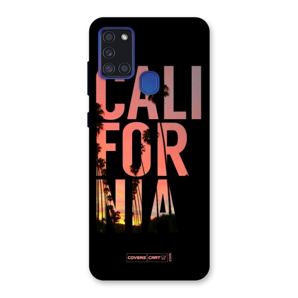 California Back Case for Galaxy A21s