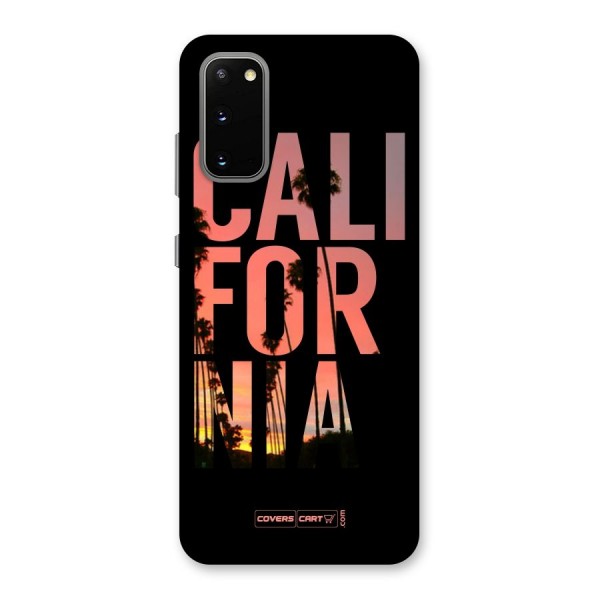 California Back Case for Galaxy S20