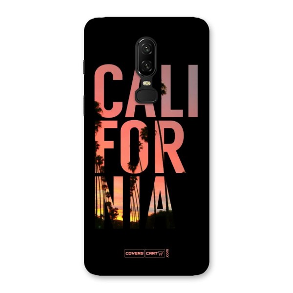 California Back Case for OnePlus 6