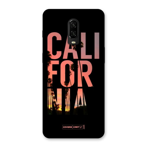 California Back Case for OnePlus 6T