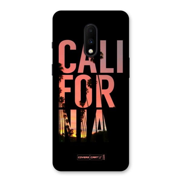 California Back Case for OnePlus 7