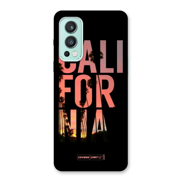 California Back Case for OnePlus Nord 2 5G
