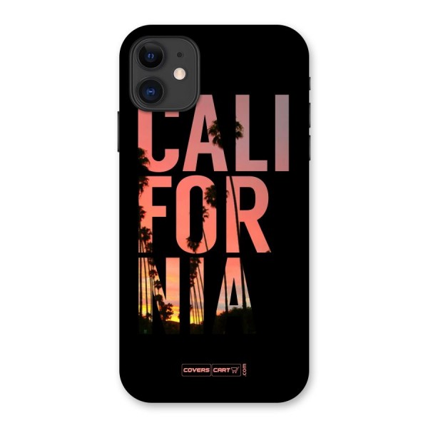 California Back Case for iPhone 11
