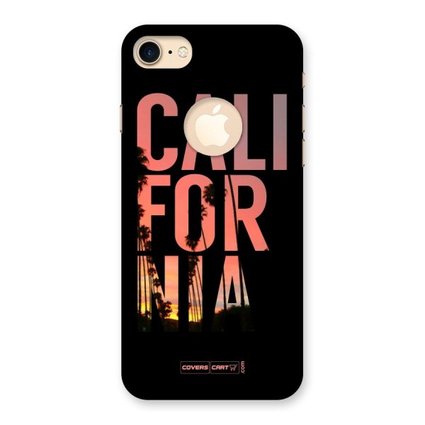 California Back Case for iPhone 7 Logo Cut