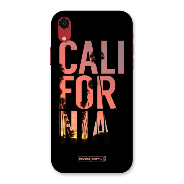 California Back Case for iPhone XR