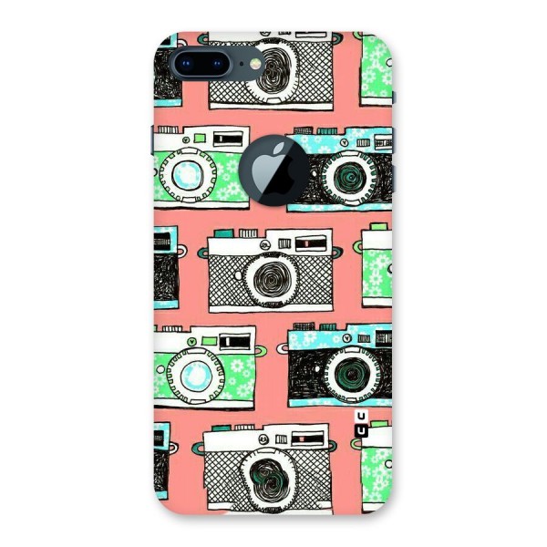 Cam Art Loving Back Case for iPhone 7 Plus Logo Cut