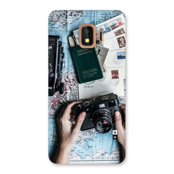 Camera and Postcards Back Case for Galaxy J2 Core
