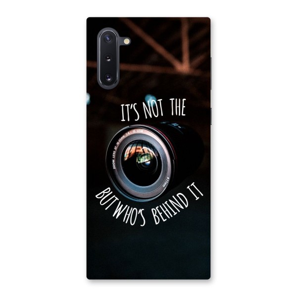 Camera Quote Back Case for Galaxy Note 10
