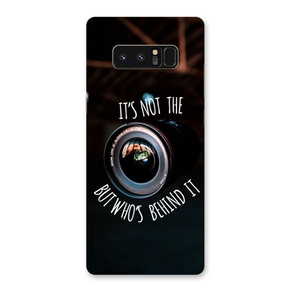 Camera Quote Back Case for Galaxy Note 8