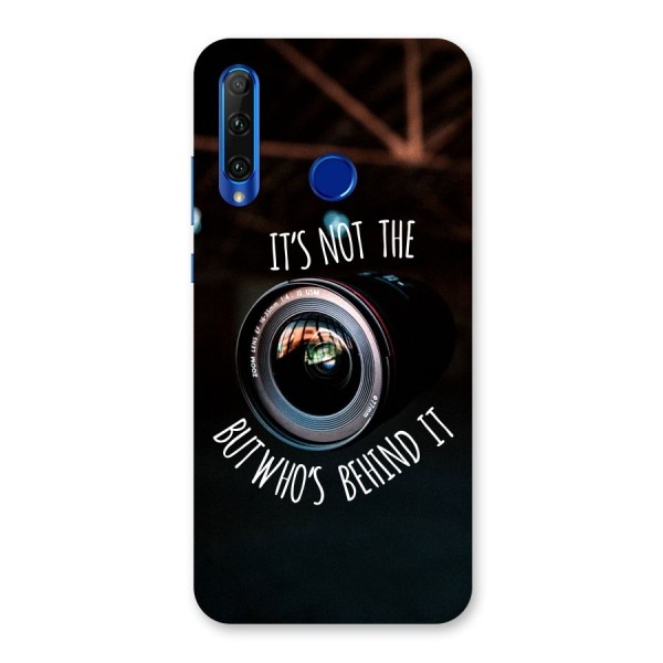 Camera Quote Back Case for Honor 20i