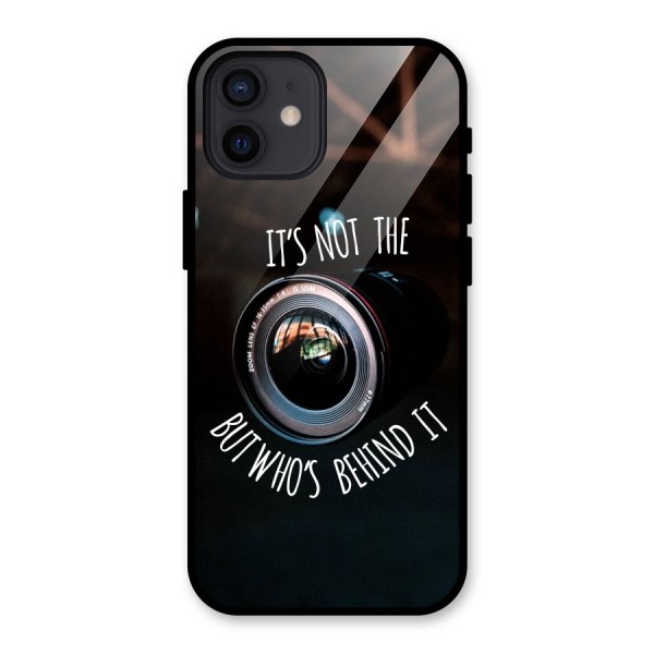 Camera Quote Glass Back Case for iPhone 12