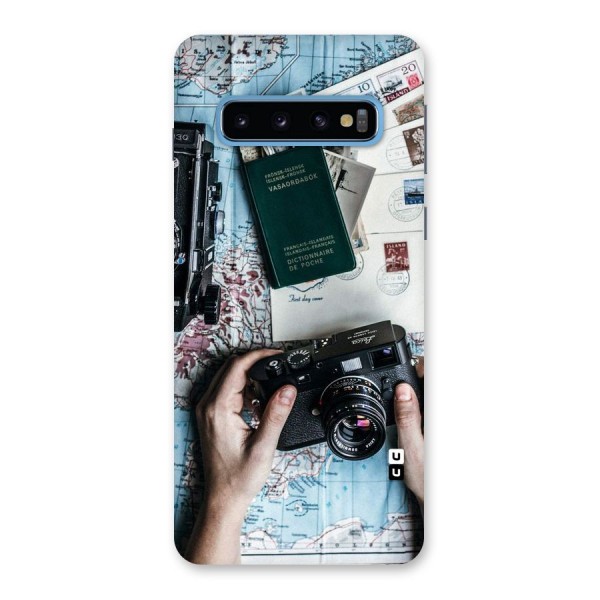 Camera and Postcards Back Case for Galaxy S10