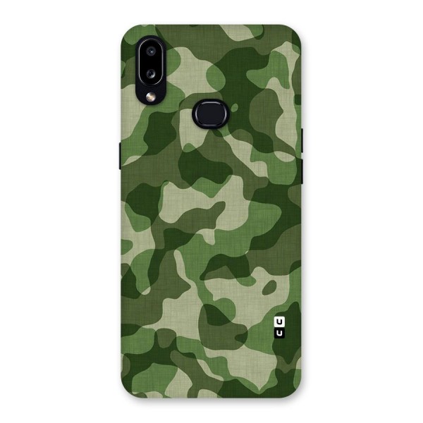 Camouflage Pattern Art Back Case for Galaxy A10s