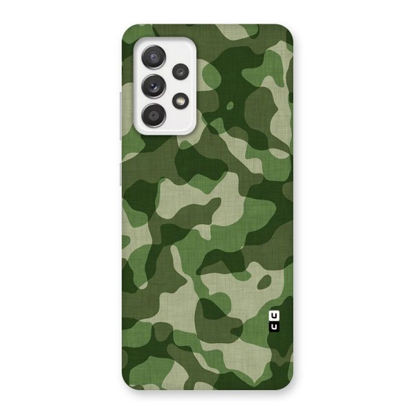 Camouflage Pattern Art Back Case for Galaxy A52
