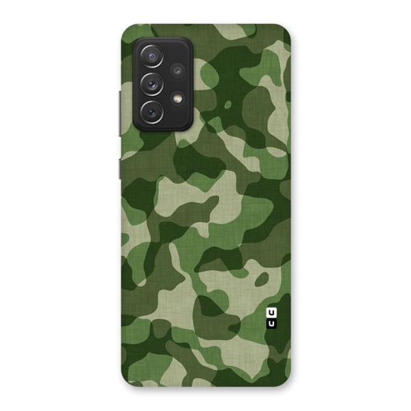 Camouflage Pattern Art Back Case for Galaxy A72