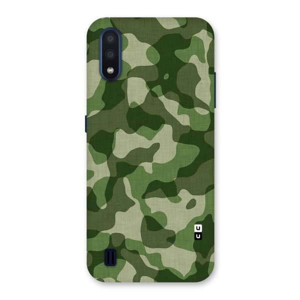 Camouflage Pattern Art Back Case for Galaxy M01