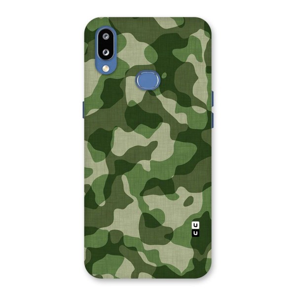 Camouflage Pattern Art Back Case for Galaxy M01s