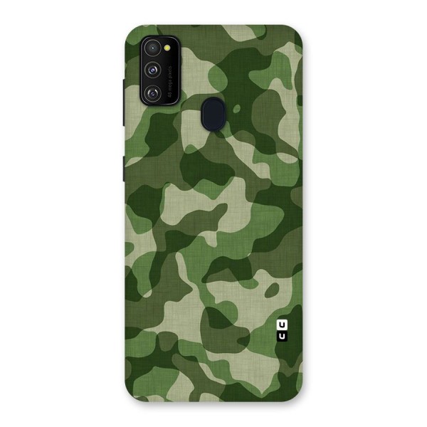 Camouflage Pattern Art Back Case for Galaxy M21