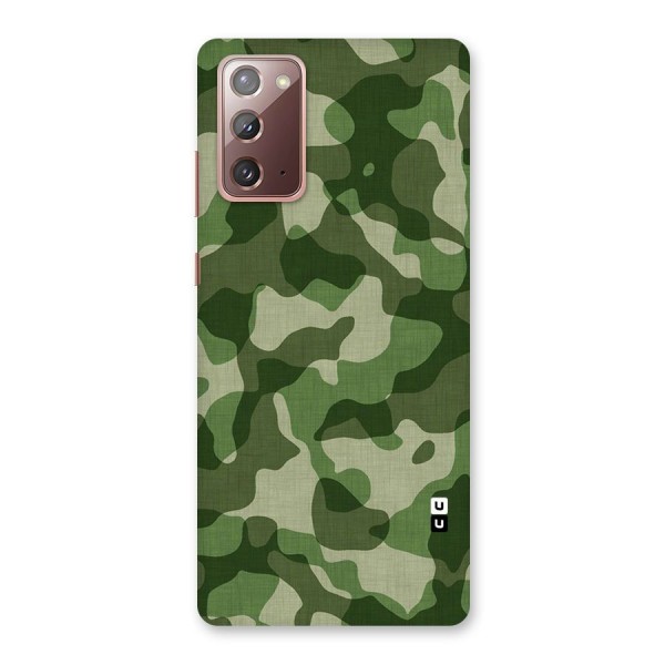 Camouflage Pattern Art Back Case for Galaxy Note 20