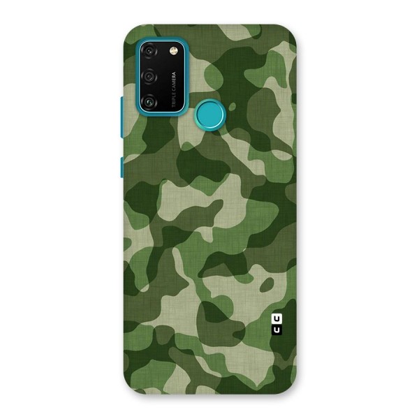 Camouflage Pattern Art Back Case for Honor 9A