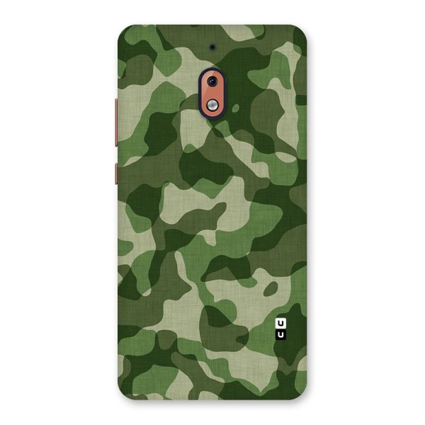 Camouflage Pattern Art Back Case for Nokia 2.1