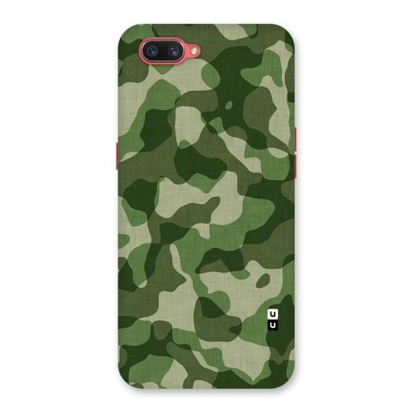 Camouflage Pattern Art Back Case for Oppo A3s