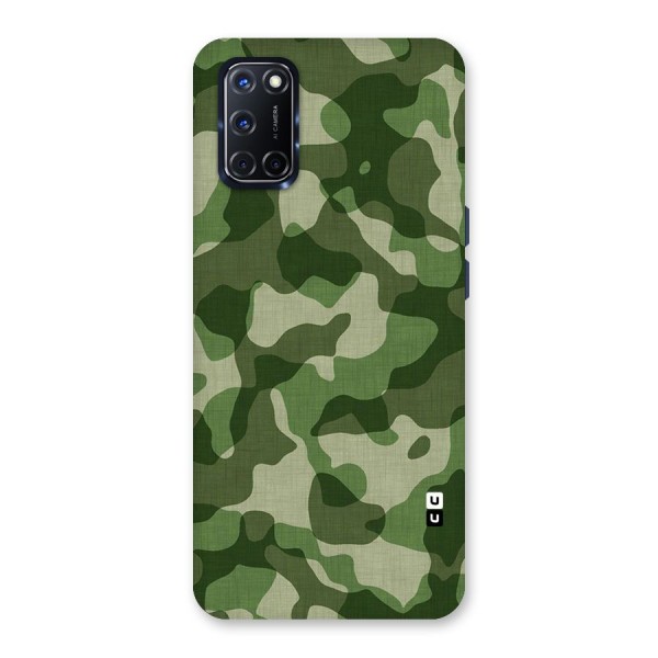 Camouflage Pattern Art Back Case for Oppo A52