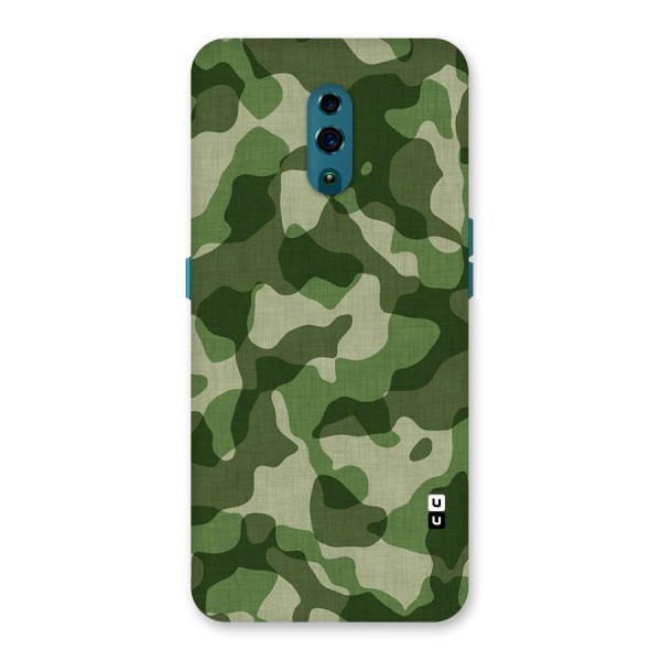 Camouflage Pattern Art Back Case for Oppo Reno